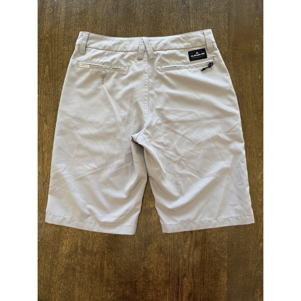 Quiksilver Boys Hybrid Shorts 26/12 Beige Amphibian Walking Shorts - Picture 2 of 3